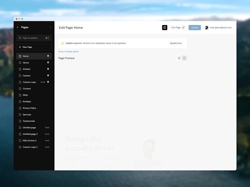 Cover image for WordPress – Gutenberg editor redesign