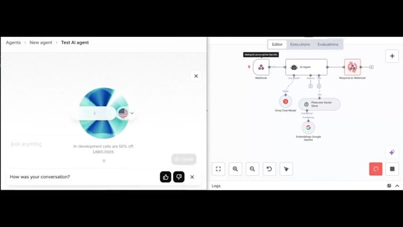 Cover image for AI-Powered Voice Assistant with RAG Workflow