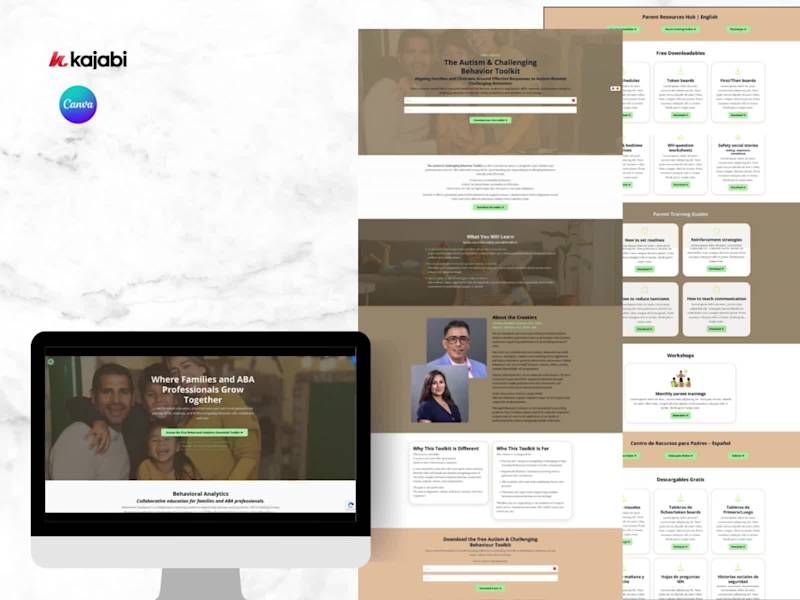 Cover image for Kajabi Website for Bilingual Community