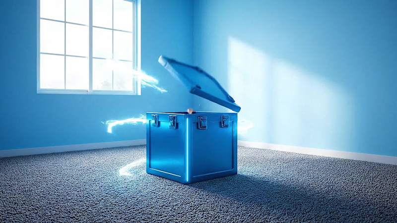 Cover image for Room unpacking video ad. Kids themes.