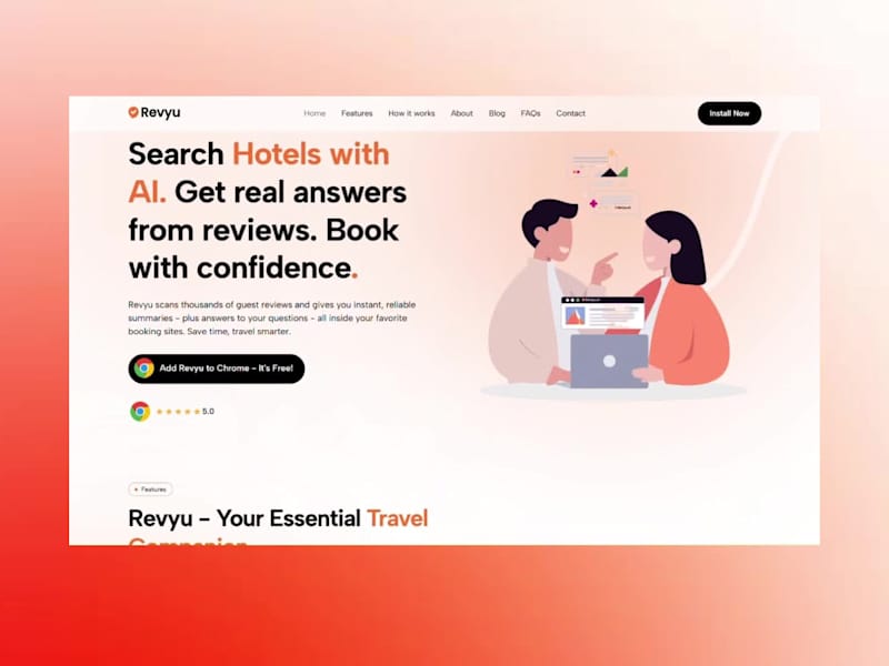 Cover image for Revyu AI Website Redesign