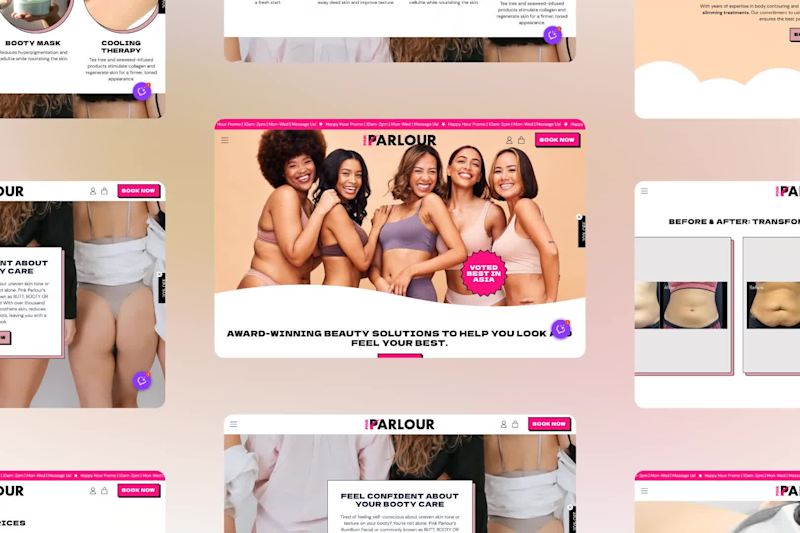 Cover image for Pink Parlour — A Modern Redesign for a Seamless Experience