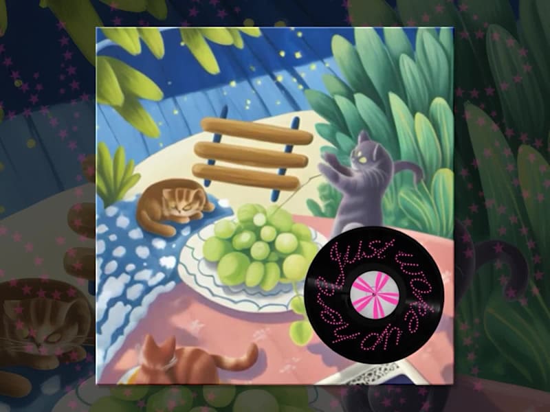 Cover image for Cats, grapes, and late-night vibes 🍇🐾 Experimenting with A...