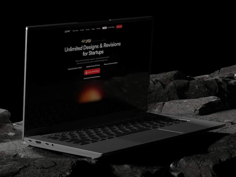 Cover image for Zyner.io Website | Design for Startups