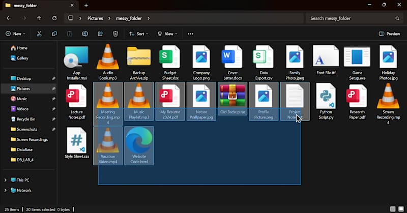 Cover image for AuraSort scans any folder and