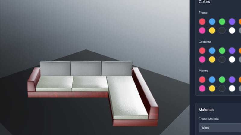 Cover image for 3D Product Configurator for Modular Sofas