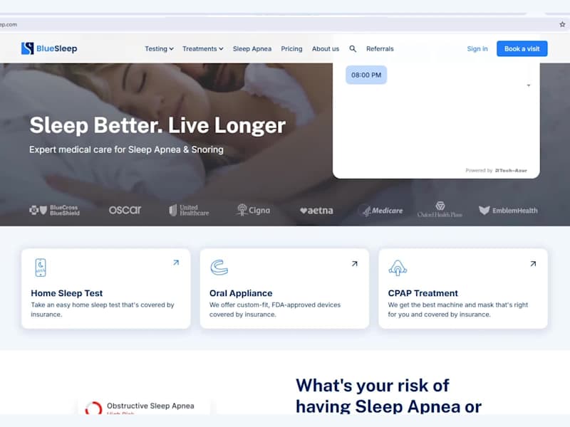 Cover image for BlueSleep: Webflow website development