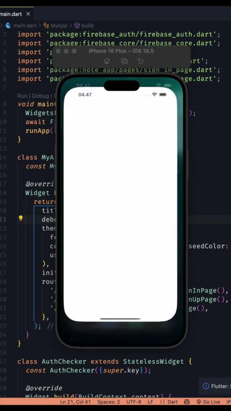 Cover image for build login page with flutter