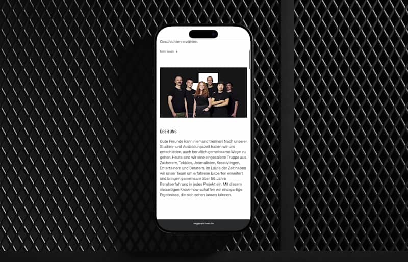 Cover image for Brand & Framer Website for Oxygen Pictures