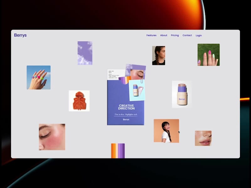 Cover image for Interactive Landing Page Design for Berrys AI