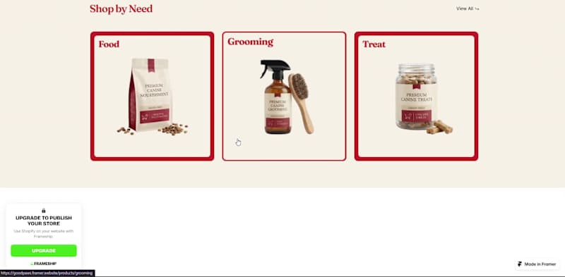 Cover image for I built a warm, playful e-commerce experience for pet parent...