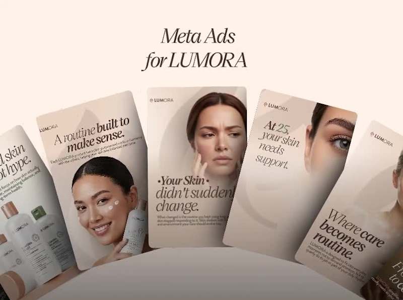 Cover image for Narrative Carousel for LUMORA's Meta Ads