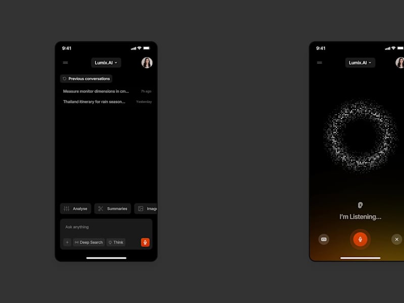 Cover image for Hey Contra! Just finished the Lumix AI mobile app, a clean, ...