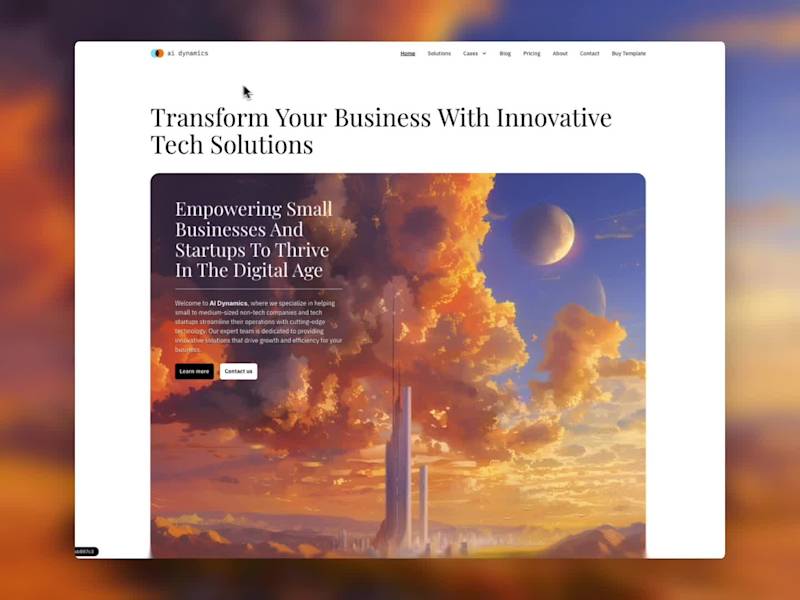 Cover image for Dynamiq - Premium Framer Template