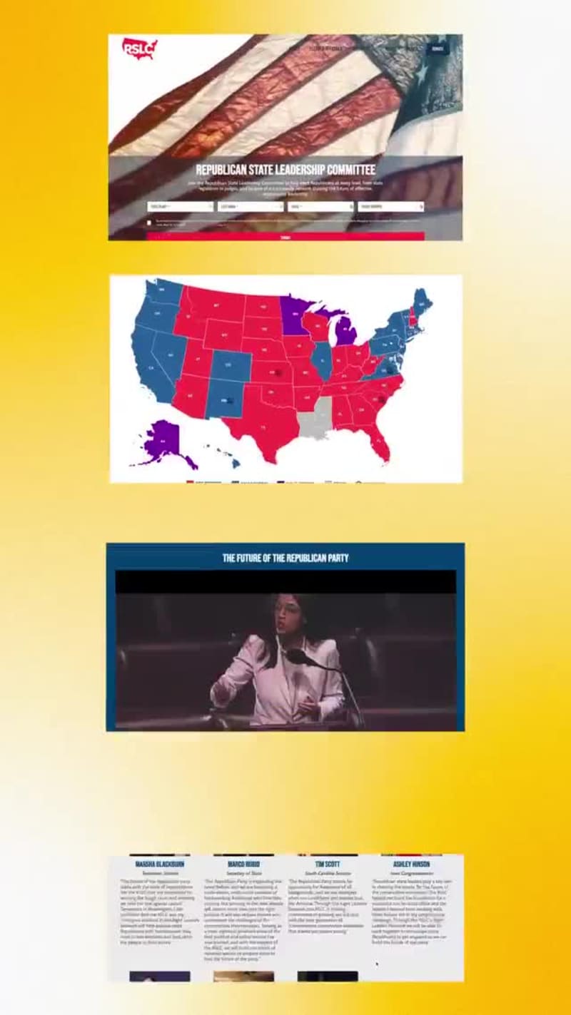 Cover image for I built custom flows and content for https://rslc.gop bigges...