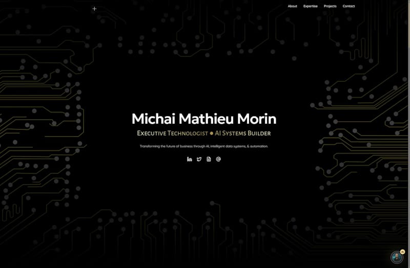 Cover image for Interactive Portfolio App for Personal Brands