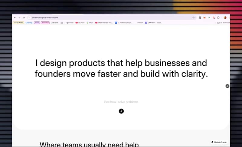 Cover image for Just launched a new portfolio. Not because my old one was ba...