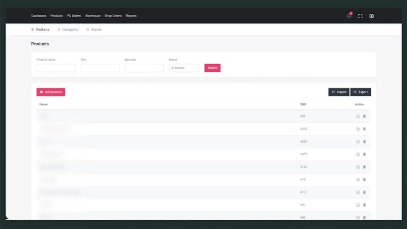 Cover image for Bespoke warehouse system