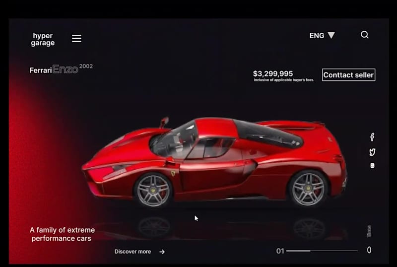 Cover image for Interactive Storytelling for High-Performance Car Reveal