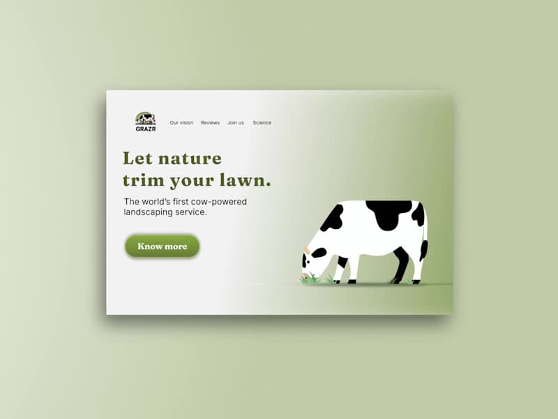 Cover image for I built an interactive hero landing section entirely in Rive...