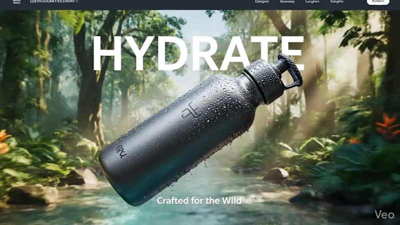 Cover image for 💧 Immersive 3D Water Bottle