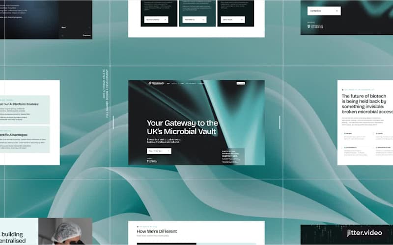 Cover image for Framer Investor Website | StrainVaults Biotech Startup