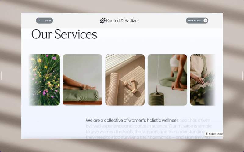 Cover image for Plum: A Holistic Wellness Template for Framer Marketplace