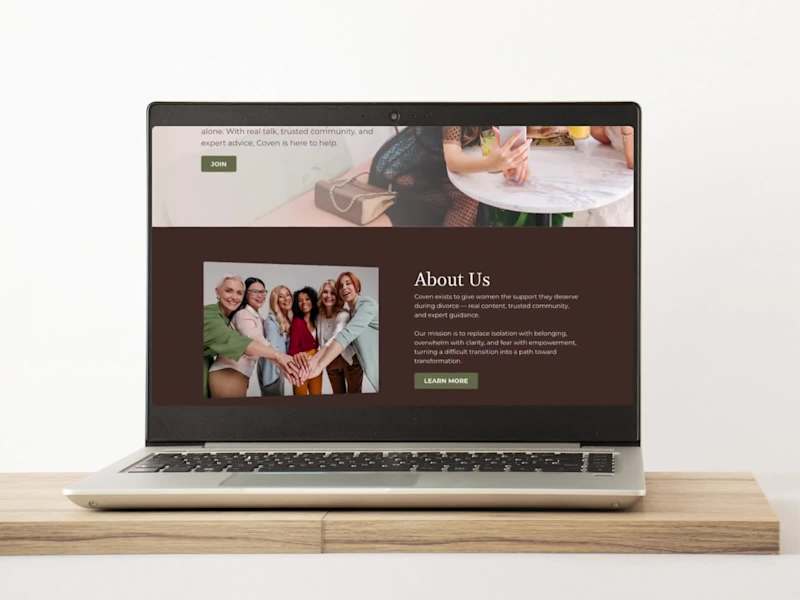 Cover image for Custom Kajabi Website Build for Coven