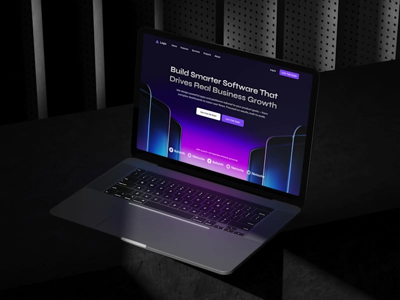 Cover image for CodeCraft Solutions - Software Development Agency Website Design