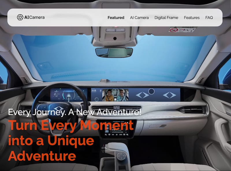 Cover image for AI Camera 〡Landing Page