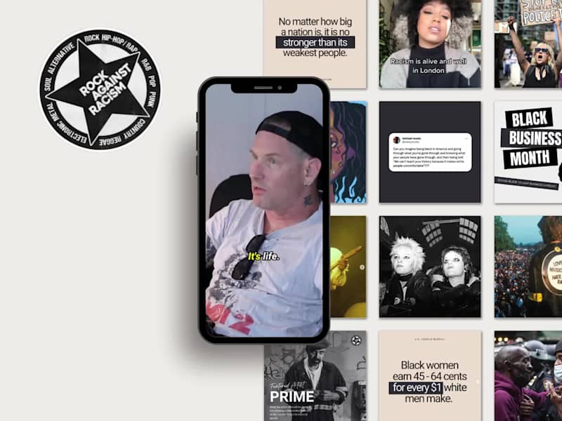 Cover image for Social Media Management & Branding | Rock Against Racism