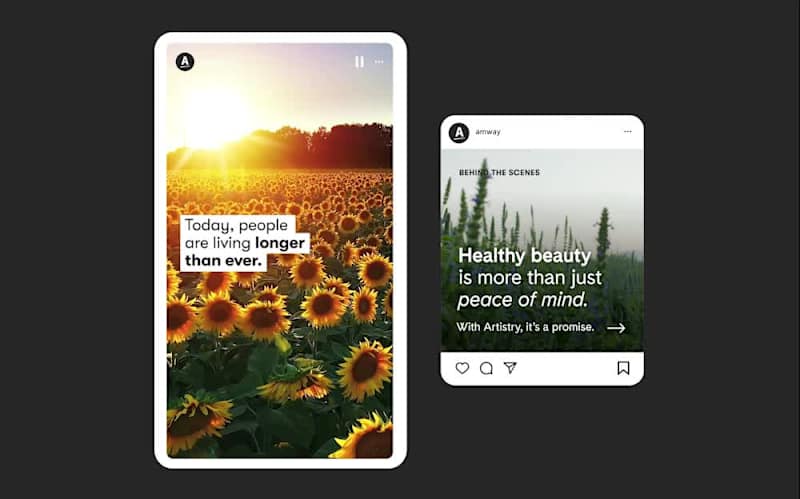 Cover image for Amway | Healthy Aging Social Media Content