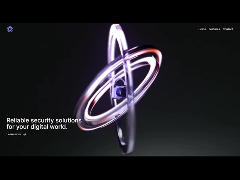 Cover image for Abstract 3D Hero Animation Project