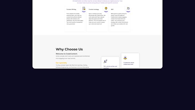 Cover image for 📄 CodeContent Agency – Web Design | Webflow Development | CMS