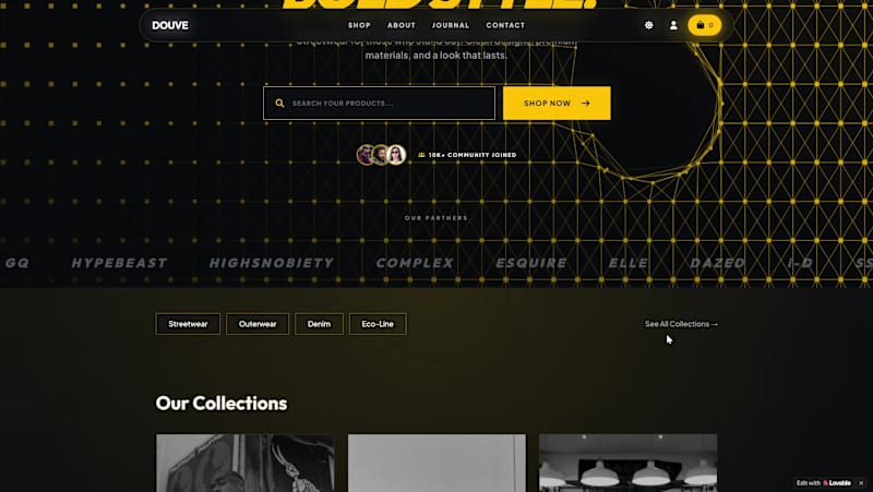 Cover image for Douve Cloth Marketplace Platform