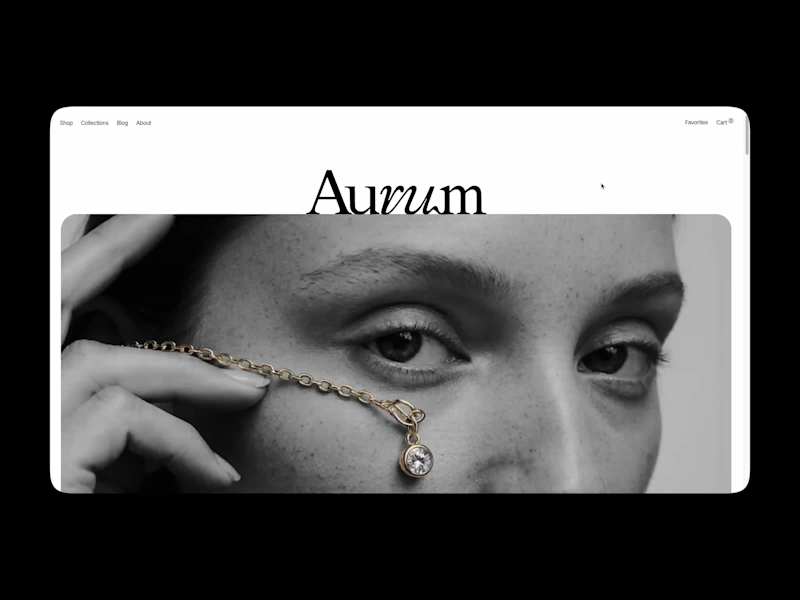 Cover image for Aurum E-commerce Website Design