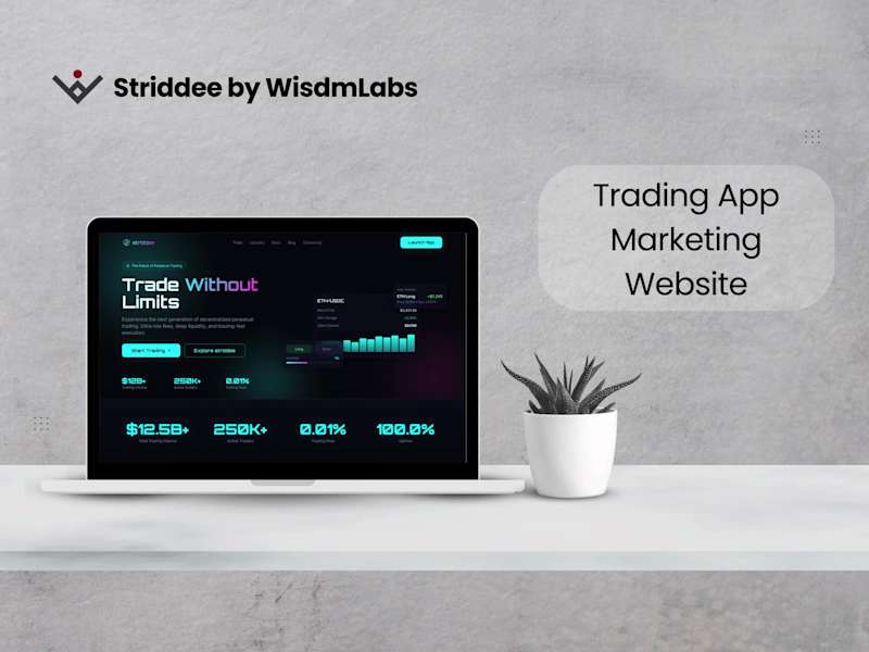 Cover image for Next-Gen Decentralized Trading App Website Redesign