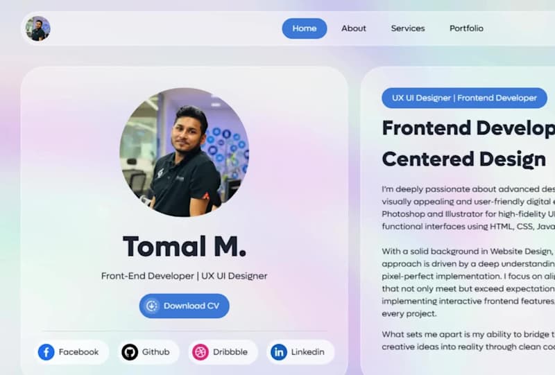 Cover image for I designed and developed this project to showcase my skills ...