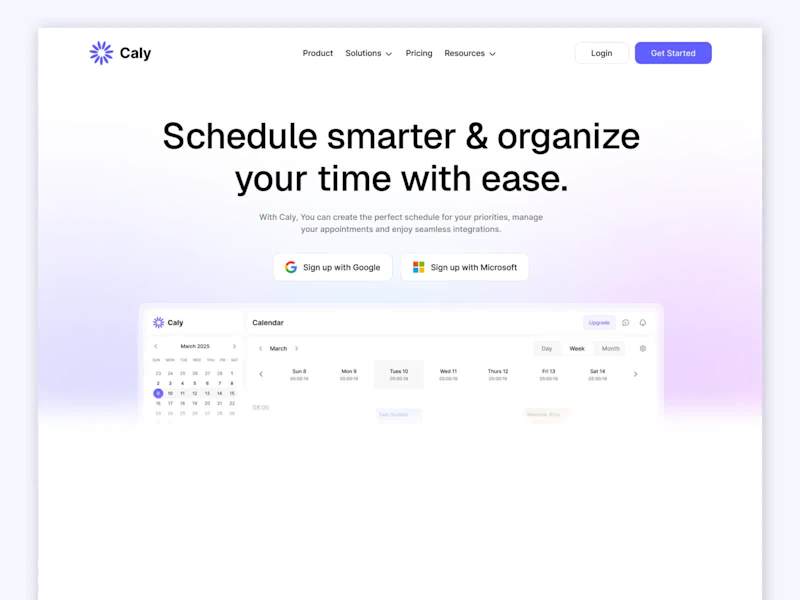 Cover image for Caly - A better way to schedule