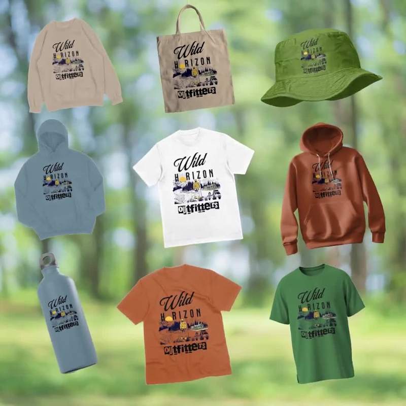 Cover image for Wild Horizon Outfitters - Merch Design