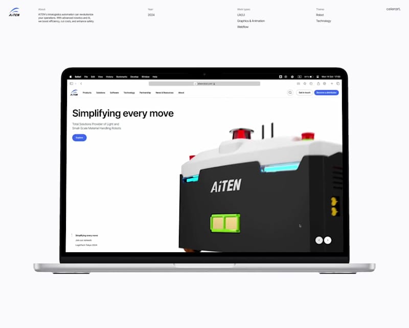 Cover image for Webflow Web Design & Development - Robots Manufacturer