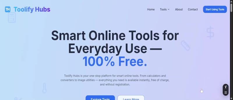 Cover image for Introducing ToolifyHubs — Your All-in-One Productivity Toolk...