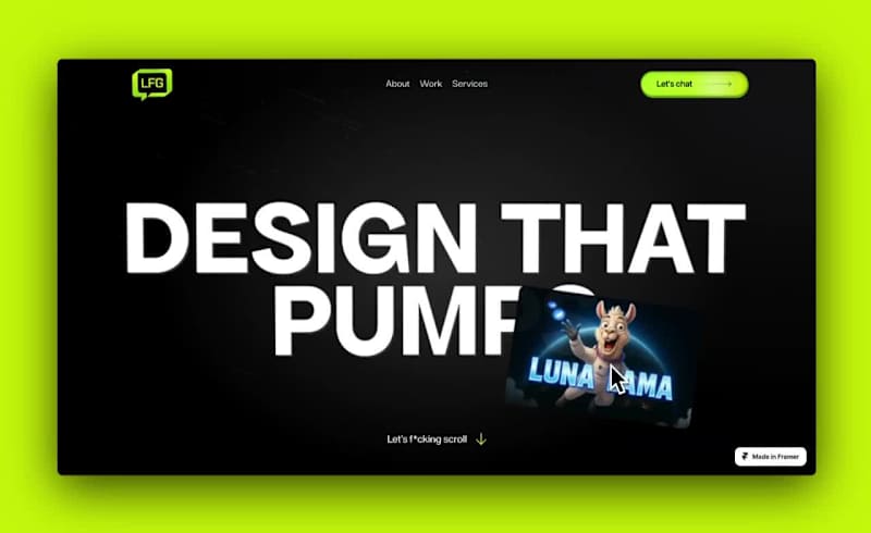 Cover image for LFG Design — A Studio Website That Actually Feels Creative