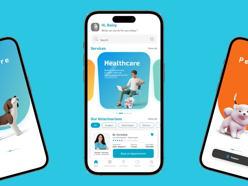 Cover image for Pet Care App - Concept Design 🐾 Pet Care App – All-in-One P...