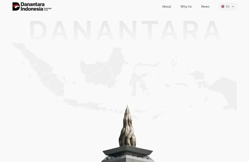 Cover image for Danantara Website Animation