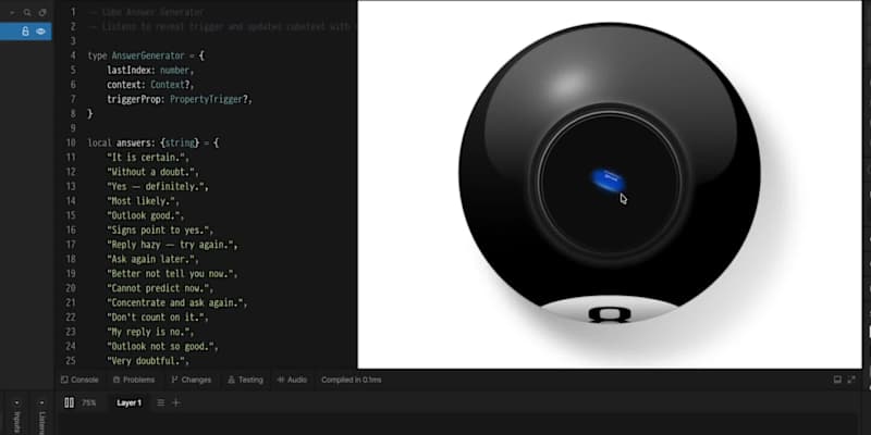 Cover image for Magic 8 Ball Oracle (Rive)