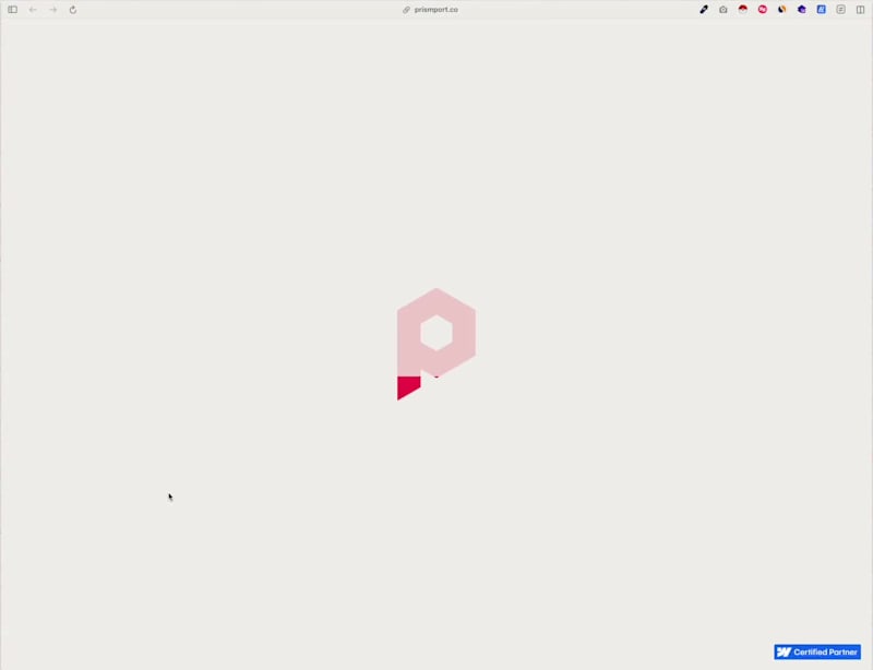 Cover image for Prismport - Website Revamp + Webflow Development