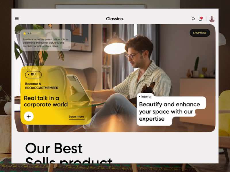 Cover image for Furniture E-Commerce Website Design
