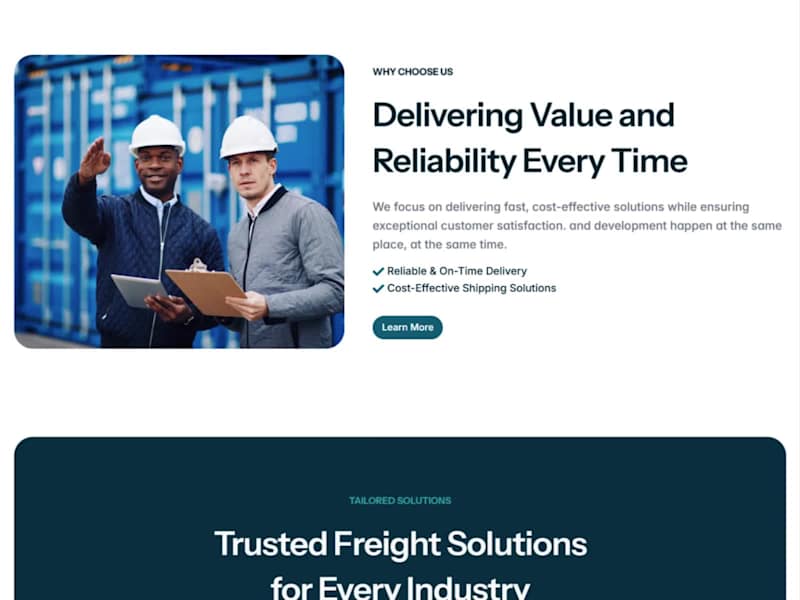 Cover image for ShipSmart Logistics Wordpress Website Design