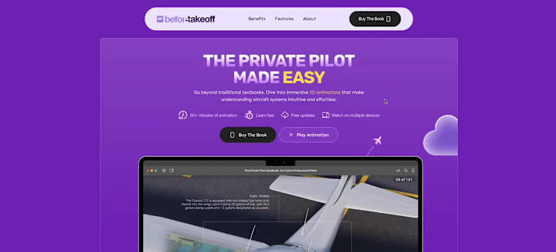 Cover image for A Custom Framer Website Design for Aviation Pilots Book